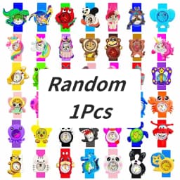 Kindergarten Party Event Gifts 1-15 Years Old Children Watches Baby Learn Time Toy Cartoon Kids Watches for Girls Boys Students