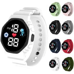 Multi-color Smart Watch For Kids Boy Girl Fashion Sports Bracelet LED Digital Wrist Watches Children's Smartwatch Waterproof