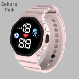 Multi-color Smart Watch For Kids Boy Girl Fashion Sports Bracelet LED Digital Wrist Watches Children's Smartwatch Waterproof
