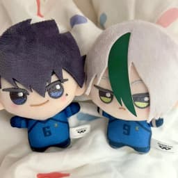 New Anime Blue Lock Vol.7 Hiori You Isagi Yoichi Cosplay Plush Doll Fluffy Maumet Pendant Puppet Keychain Keyring Charm Gifts