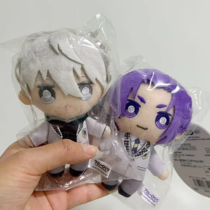Bandai In Stock Blue Lock Episode Nagi Plush Doll Keychain 12cm Nagi Seishiro Mikage Reo Anime Carry Decor Pendant