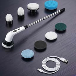 Household CordLess Electric Cleaning Brush Kitchen Gadgets Hair Brushes Bathroom Broom Toilet Mops Multifunctional Spin Scrubber