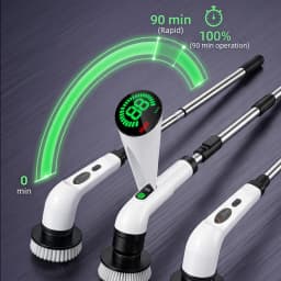 Household CordLess Electric Cleaning Brush Kitchen Gadgets Hair Brushes Bathroom Broom Toilet Mops Multifunctional Spin Scrubber