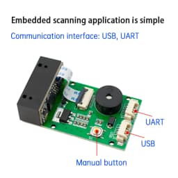 GM67 1D/2D USB UART Barcode Scanner QR Code Scanner Module Reader