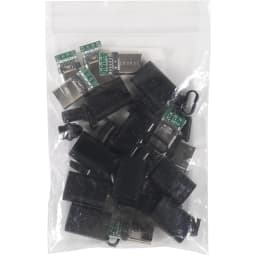 10 Pack USB C Connector - USB 3.1 Male Plug Port Type C Connector for Cable Repair - Solder Adapter with PCB Board black