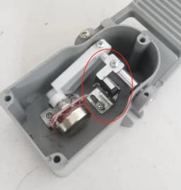 4.7k/10k/22K Potentiometer pedal switch speed governing foot switch frequency controller governor motor pedal switch