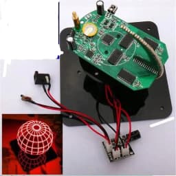 New DIY Spherical Rotating LED Kit POV Soldering Training Kit Upgraded Version
