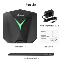 Elecrow ThinkNode G1 Indoor LoRaWAN Gateway Powered By SX1302 Chip 8-channel Transmission Support WiFi, Bluetooth, Ethernet