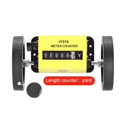 JM316 Mechanical Length measuring Textile Fabric Yarn Wheel Meter Counter Counters