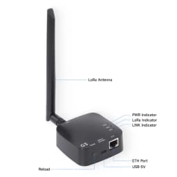 Elecrow ThinkNode G3 LoRaWAN Gateway Single Channel Powered By ESP32-S3 Support WiFi/ Ethernet Support Remote Firmware Upgrades