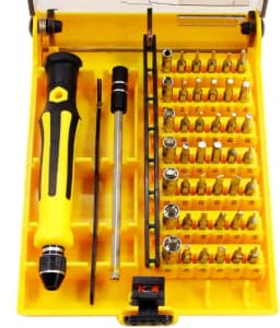 45 in 1 Screwdriver Set, Cross Shaped Hexagonal Socket, Mobile Phone Home Disassembly and Maintenance Tool