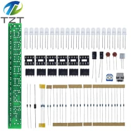 USB Audio Spectrum Lamp Kit LED Car Volume Level Indicator Music Audio Display Board DIY KIT