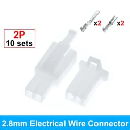 10set 2.8mm 2/3/4/6/9 Pin Automotive 2.8 Electrical Wire Connector Male Female Terminal-Block Cable Plug Kits