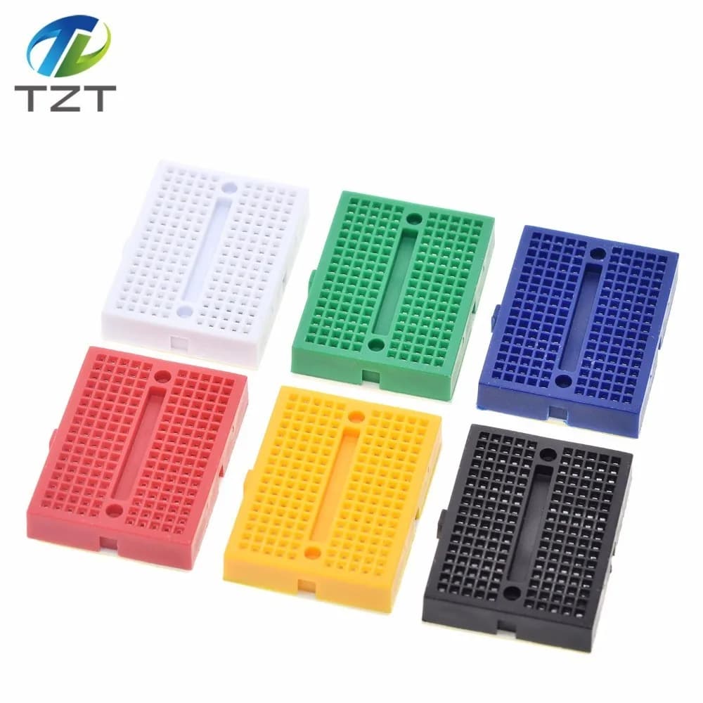 1pcs SYB-170 Mini Solderless Prototype Experiment Test Breadboard 6 Colors 170 Tie-points