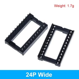 10pcs TZT IC Seat 6P/8P/14P/16P/18P/20P/24P/28P DIP IC Sockets Adaptor Solder Type 28 pin Narrow Body DIP Sockets MCU Seat