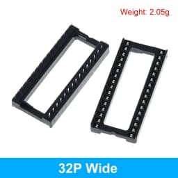 10pcs TZT IC Seat 6P/8P/14P/16P/18P/20P/24P/28P DIP IC Sockets Adaptor Solder Type 28 pin Narrow Body DIP Sockets MCU Seat