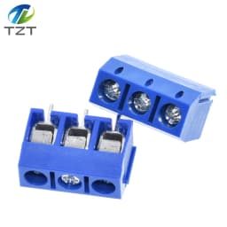 10pcs KF301-3P 301-3P 3P 3 Pin Plug-in Screw Terminal-Block Connector 5.08mm Pitch 2 Pin Screw Terminal-Block 5.08-301-3P