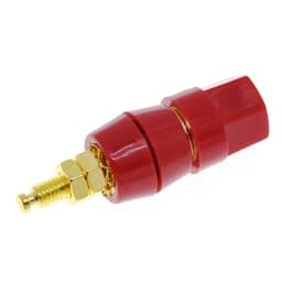 TZT 1pair(black+red) Red Black Connector Amplifier Binding Post Banana Speaker Plug Jack Adapter Socket