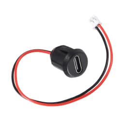 15pcs Type-C Male Chassis 2P Direct Crimp Data Connector Jack Waterproof High Current USB-C Charger Plug