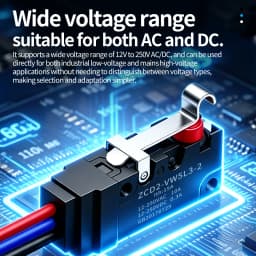 ZHICAN ZCD2-VW IP67 Waterproof Micro Switch NO NC Wired Limit Switch 2 Wire 3 Wire Forklift Automotive