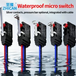 ZHICAN ZCD2-VW IP67 Waterproof Micro Switch NO NC Wired Limit Switch 2 Wire 3 Wire Forklift Automotive