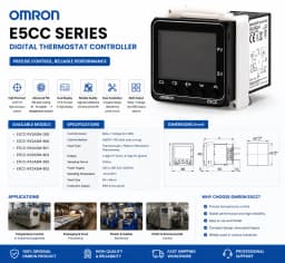 Original Omron E5CC-RX2ASM-000 E5CC-RX2ASM-800 E5CC-RX2ASM-801 E5CC-RX2ASM-802 E5CC-RX2ASM-850 E5CC-RX2ASM-852 Digital Temperatu
