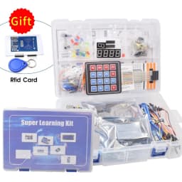 NEW Upgraded Super Starter kit for Arduino R3 CH340 - R3 Breadboard / Step Motor / SG90 Servo / 1602 LCD / jumper Wire