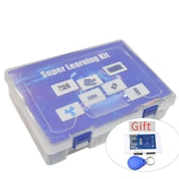 NEW Upgraded Super Starter kit for Arduino R3 CH340 - R3 Breadboard / Step Motor / SG90 Servo / 1602 LCD / jumper Wire