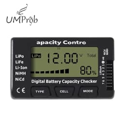 Comprobador De Capacidad De Batería Digital LCD CellMeter RC CellMeter7/CellMeter8 2-8S 4-8S Servo LiPo Li-Lon NiMH Probador De