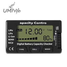 Comprobador De Capacidad De Batería Digital LCD CellMeter RC CellMeter7/CellMeter8 2-8S 4-8S Servo LiPo Li-Lon NiMH Probador De