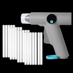 25W Digital Display Wireless Lithium Electric Hot Melt Glue Gun Type C With 22pcs Glue Stick DIY Household Hand Craft Tools