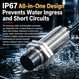 ZHICAN E2ZE M8 M12 Inductive Proximity Sensor Oil Resistant Waterproof NPN PNP NO 3 Wire DC12-24V Metal Detection