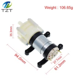 1/3PCS DC6-12V R385 Aquarium Fish Tank Round Water Air DC Diaphragm Pump Aquarium Air Pumps Accessories