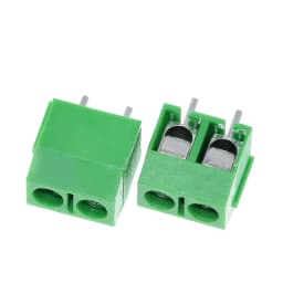TZT 20pcs KF301-2P 301-2P 2 Pin Plug-in Screw Terminal-Block Connector 5.08mm Pitch 2 Pin Screw Terminal-Block good