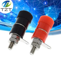 10PCS/LOT JS-910B 4mm Amplifiers Terminal-Blocks Connector Binding Post Banana Plug Jack Mount Black