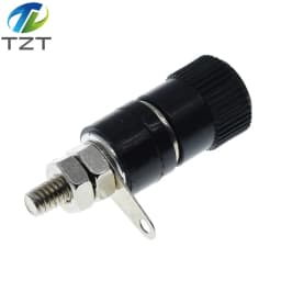 10PCS/LOT JS-910B 4mm Amplifiers Terminal-Blocks Connector Binding Post Banana Plug Jack Mount Black