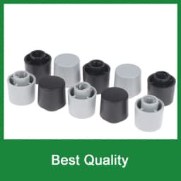 5Pcs Plastic Half Shaft Knob Diameter 15.8mm Height 17mm Potentiometer Encoder Knob D-Shaped Inner Hole
