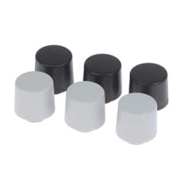 5Pcs Plastic Half Shaft Knob Diameter 15.8mm Height 17mm Potentiometer Encoder Knob D-Shaped Inner Hole