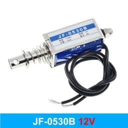 JF-0530B TZT DC 6V 12V 24V Push&Pull type Open Frame Electromagnet keepping Force 5N travel 10mm Linear Solenoid