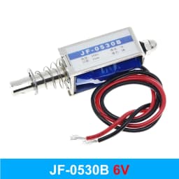 JF-0530B TZT DC 6V 12V 24V Push&Pull type Open Frame Electromagnet keepping Force 5N travel 10mm Linear Solenoid