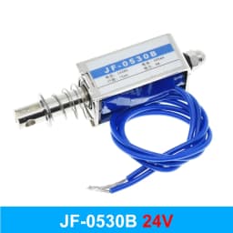 JF-0530B TZT DC 6V 12V 24V Push&Pull type Open Frame Electromagnet keepping Force 5N travel 10mm Linear Solenoid