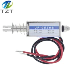 JF-0530B TZT DC 6V 12V 24V Push&Pull type Open Frame Electromagnet keepping Force 5N travel 10mm Linear Solenoid