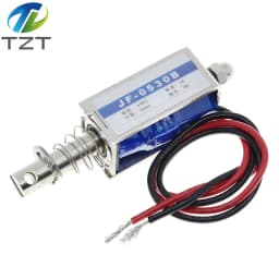 JF-0530B TZT DC 6V 12V 24V Push&Pull type Open Frame Electromagnet keepping Force 5N travel 10mm Linear Solenoid