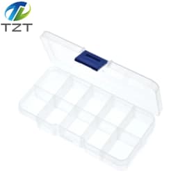1/3PCS 10 Grid canbe remove transparent plastic small box kit