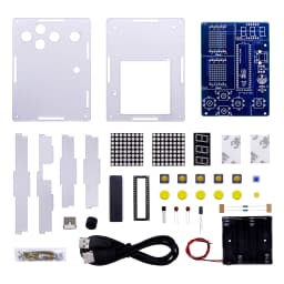 Pixel Game Console Production Kit 51 Microcontroller Game Console DIY Parts