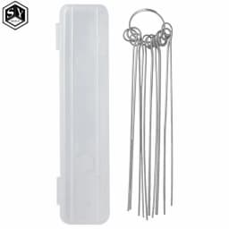 10 Kinds 0.7-1.3mm Stainless Steel Needle Set PCB Electronic Circuit Through Hole Needle Desoldering Welding Repair Tool 80mm