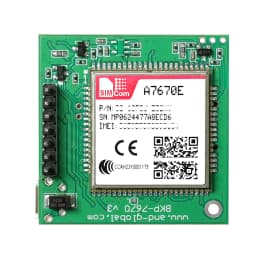 A7670E Push Nano Side Way SIM Slot LTE 4G GPS TTL UART LTE Cat-1 for Europe Midde Asia South Africa