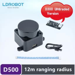 Distance measuring scanner LDROBOT factory  Multiple series Lidar sensor LD14P=D200 Kit，D500 lidar kit ,D800 lidar kit etc.