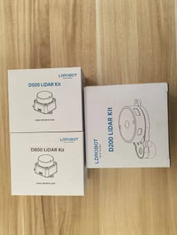Distance measuring scanner LDROBOT factory  Multiple series Lidar sensor LD14P=D200 Kit，D500 lidar kit ,D800 lidar kit etc.