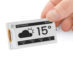 CrowPanel ESP32 2.13” E-paper HMI Display 122*250 Black/White Color Driven By SPI Interface for Arduino /ESP/MicroPython